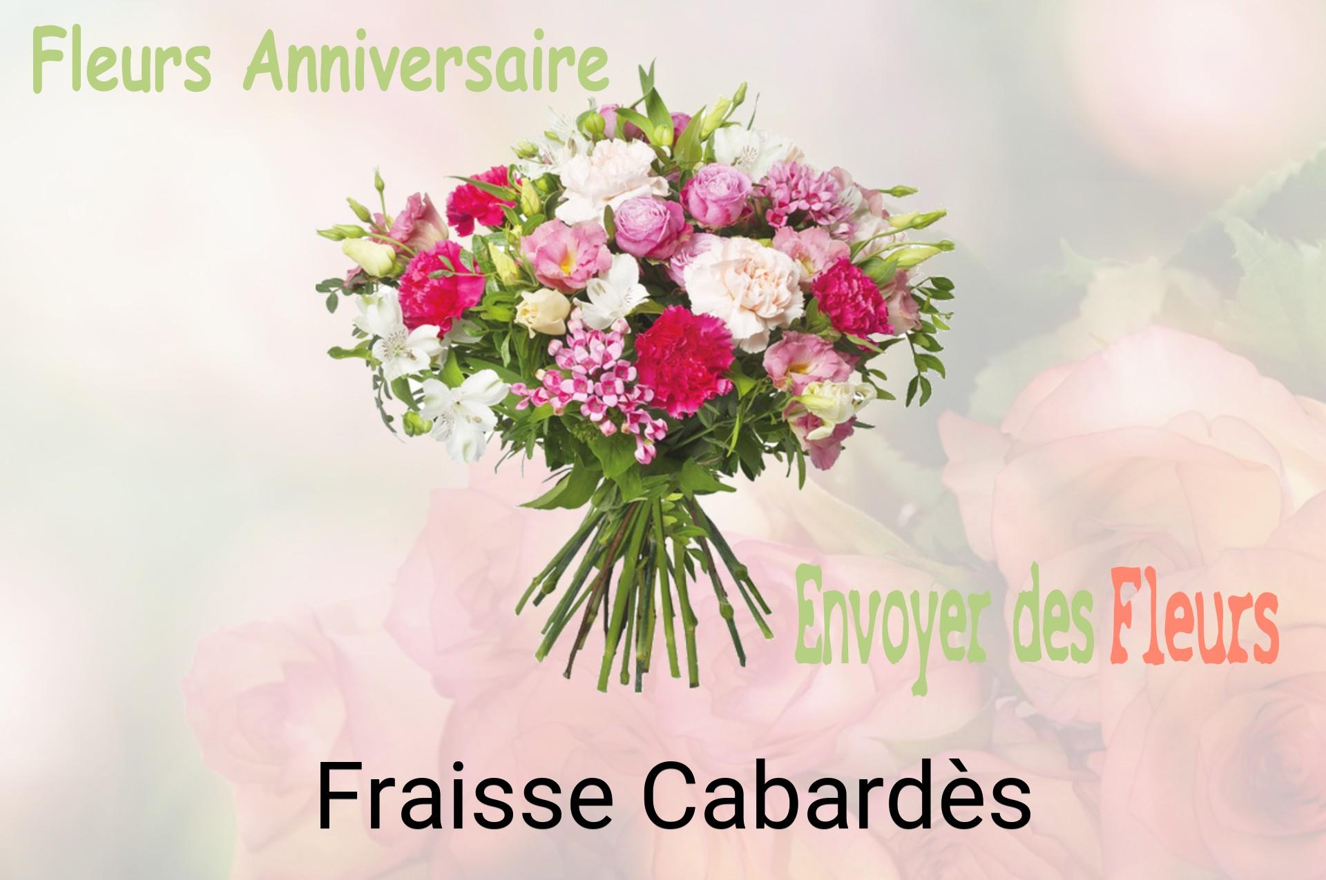 Bouquet de fleurs d’anniversaire livré à Fraisse-Cabardès