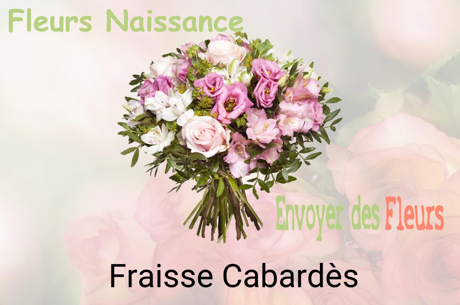 Bouquet de fleurs de naissance livré à Fraisse-Cabardès